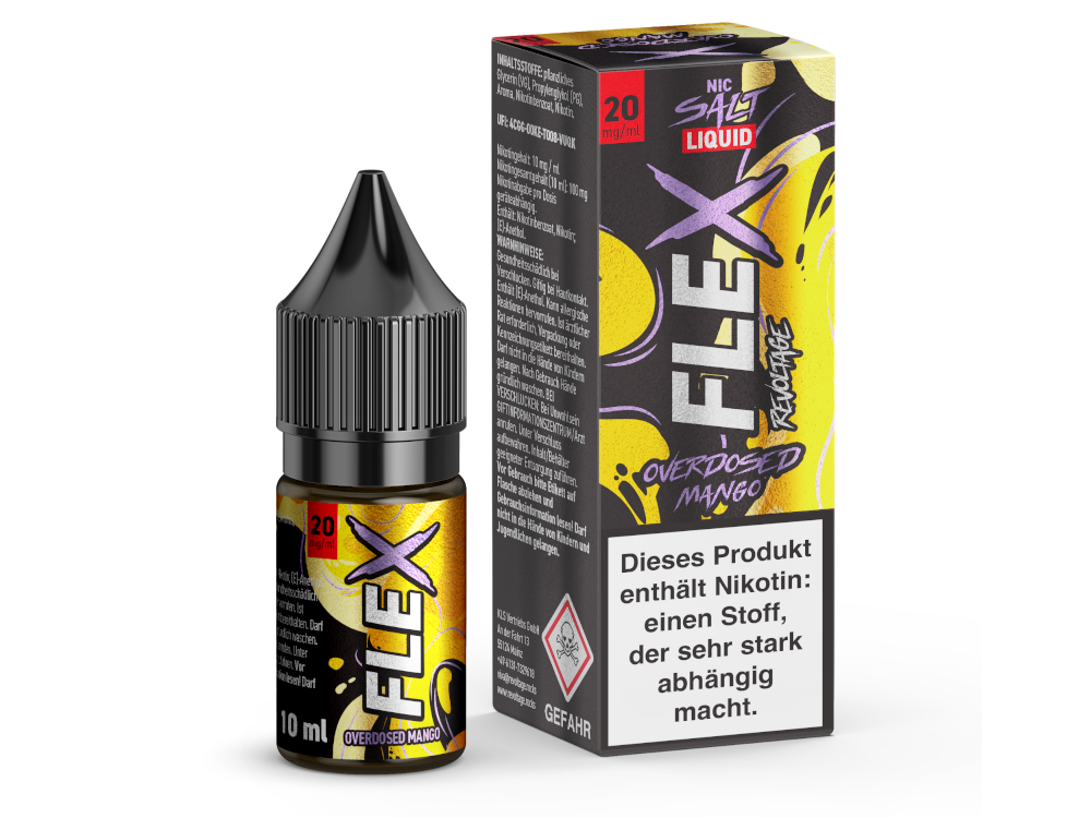 Revoltage - FLEX - Overdosed Mango - Nikotinsalz Liquid 20 mg/ml 15er Packung