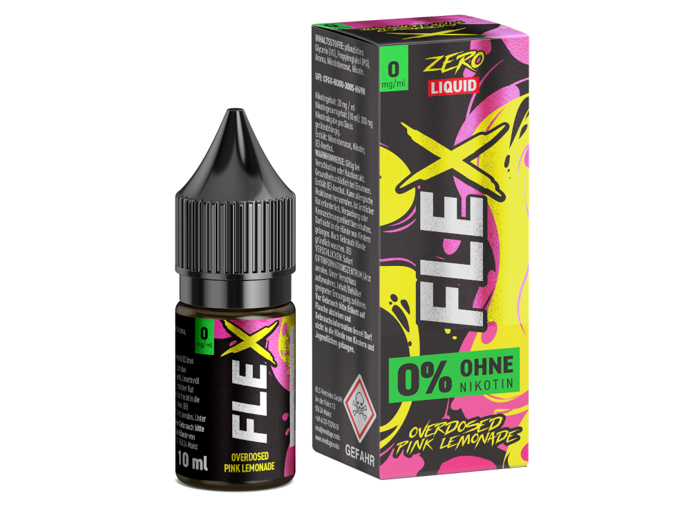 Revoltage - FLEX - Overdosed Pink Lemonade - Nikotinsalz Liquid 0 mg/ml 15er Packung