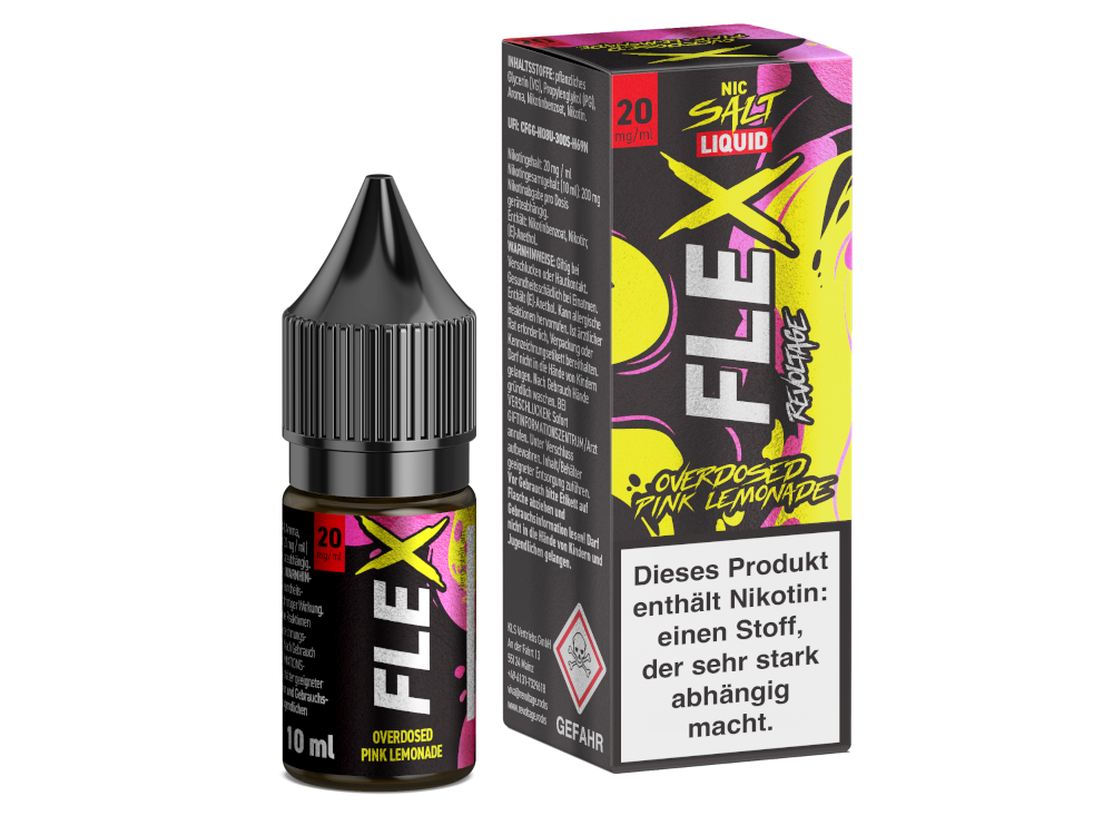 Revoltage - FLEX - Overdosed Pink Lemonade - Nikotinsalz Liquid 20 mg/ml 450er Packung