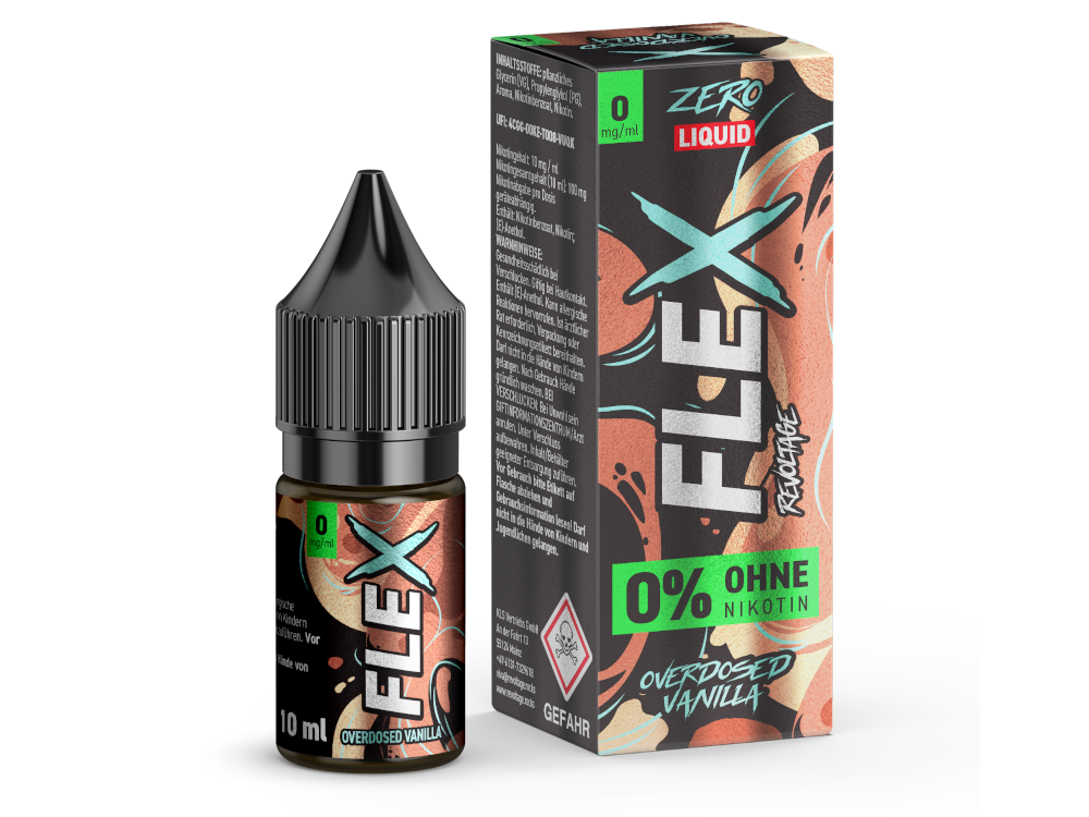 Revoltage - FLEX - Overdosed Vanilla - Nikotinsalz Liquid 0 mg/ml 450er Packung