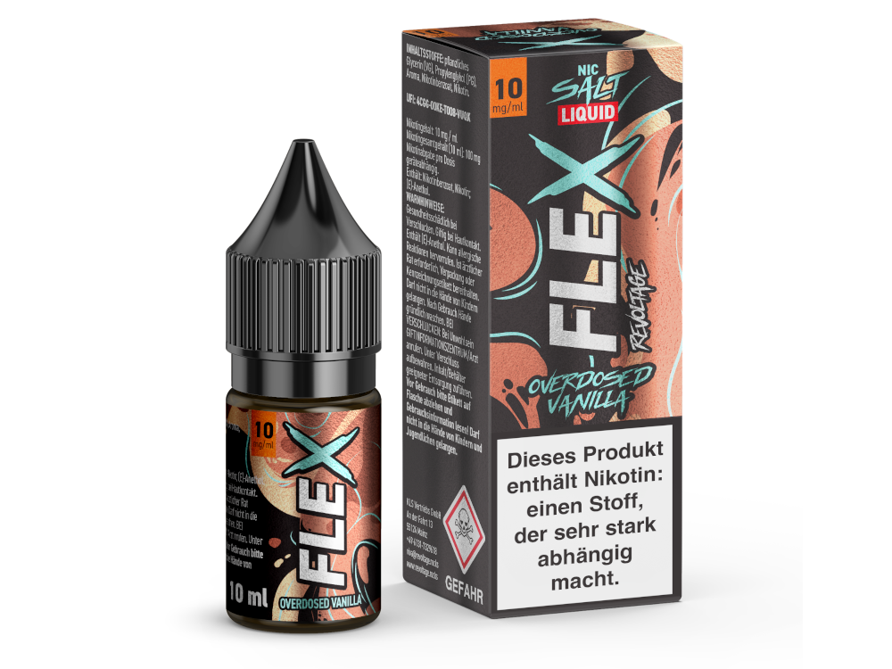 Revoltage - FLEX - Overdosed Vanilla - Nikotinsalz Liquid 10 mg/ml