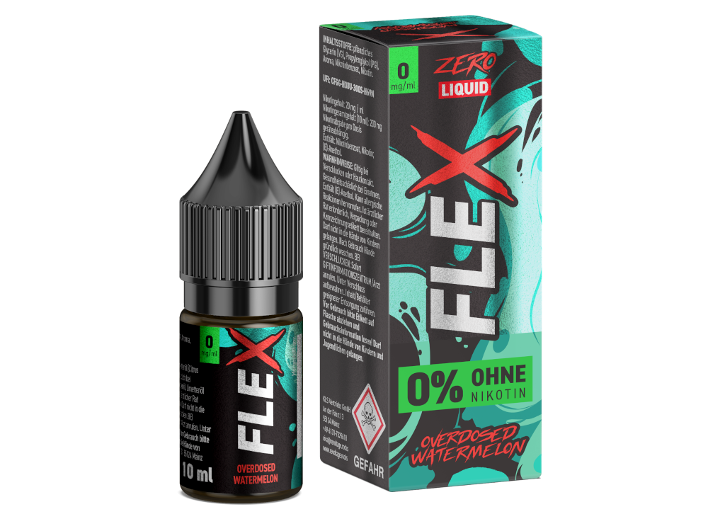 Revoltage - FLEX - Overdosed Watermelon - Nikotinsalz Liquid 0 mg/ml 450er Packung
