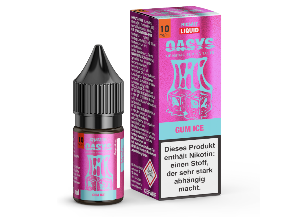 Revoltage - OASYS - Gum Ice - Hybrid Nikotinsalz Liquid 10 mg/ml