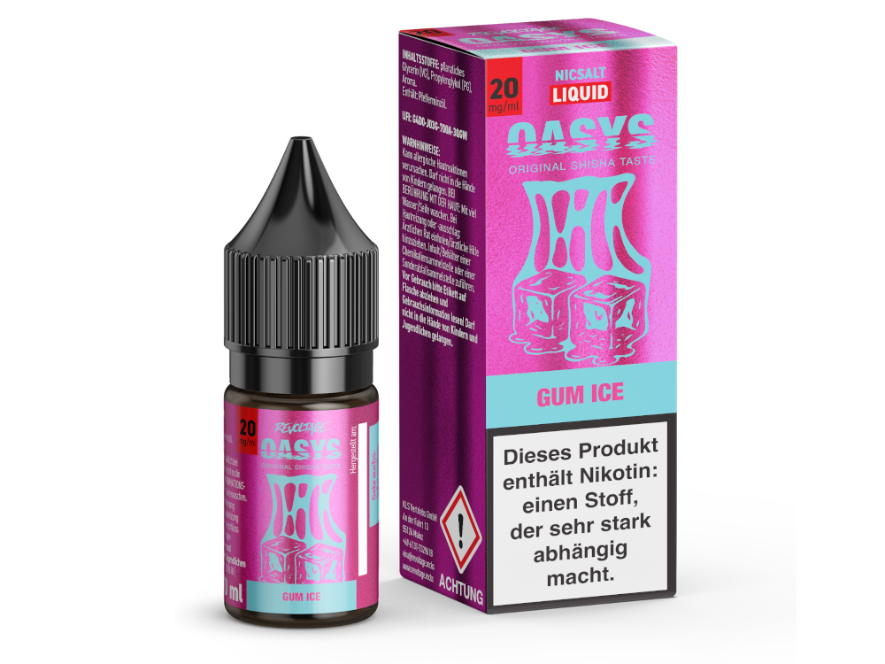 Revoltage - OASYS - Gum Ice - Hybrid Nikotinsalz Liquid 20 mg/ml