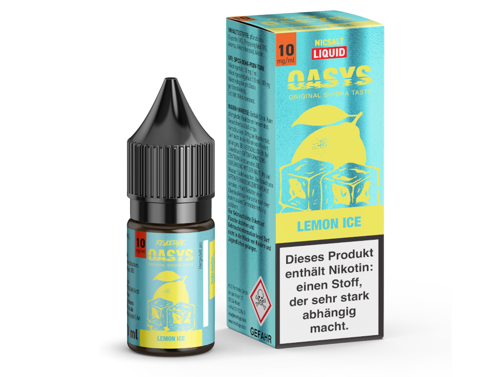 Revoltage - OASYS - Lemon Ice - Hybrid Nikotinsalz Liquid 10 mg/ml 15er Packung