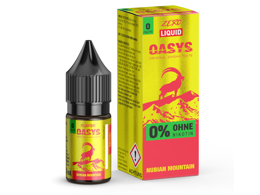 Revoltage - OASYS - Nubian Mountain - Hybrid Nikotinsalz Liquid 0 mg/ml