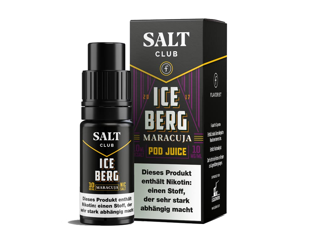 Salt Club - Flavorist Iceberg - Maracuja - Nikotinsalz Liquid 10 mg/ml 10er Packung