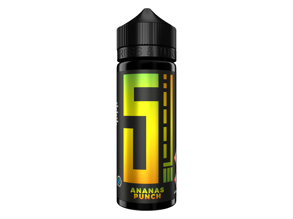 5EL - Aroma Ananas Punch 10 ml 5er Packung
