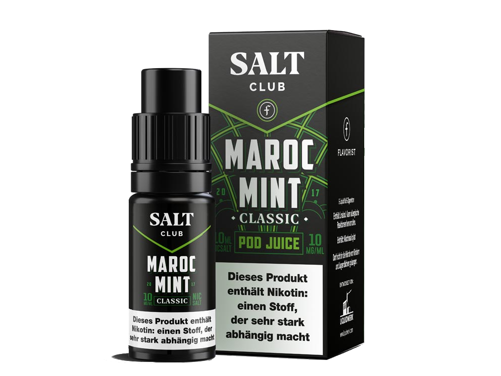 Salt Club - Flavorist Maroc Mint - Classic - Nikotinsalz Liquid 20 mg/ml 10er Packung