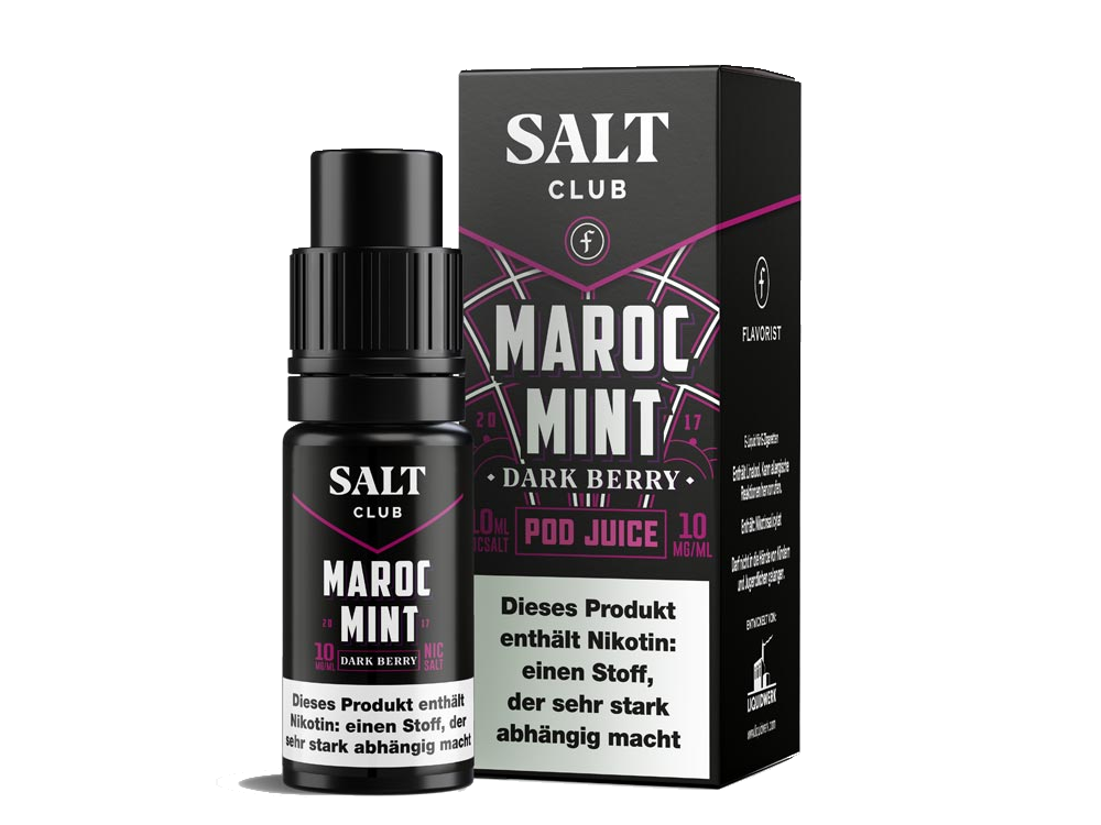Salt Club - Flavorist Maroc Mint - Dark Berry - Nikotinsalz Liquid 20 mg/ml