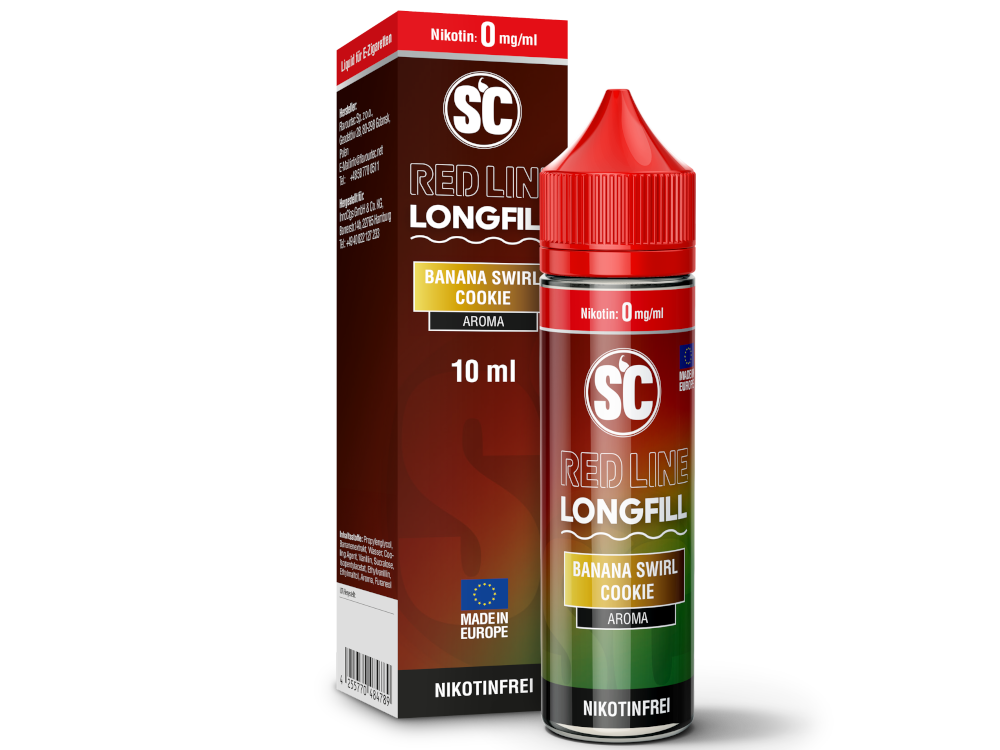 SC - Red Line - Aroma Banana Swirl Cookie 10 ml 160er Packung