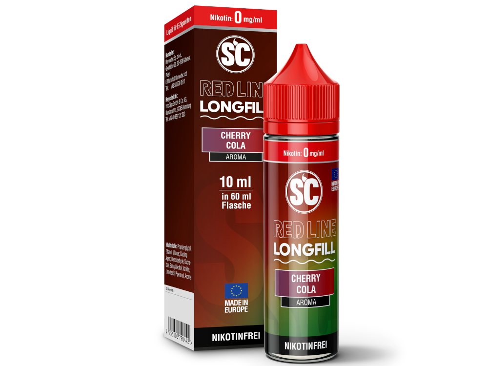SC - Red Line - Aroma Cherry Cola 10 ml 160er Packung