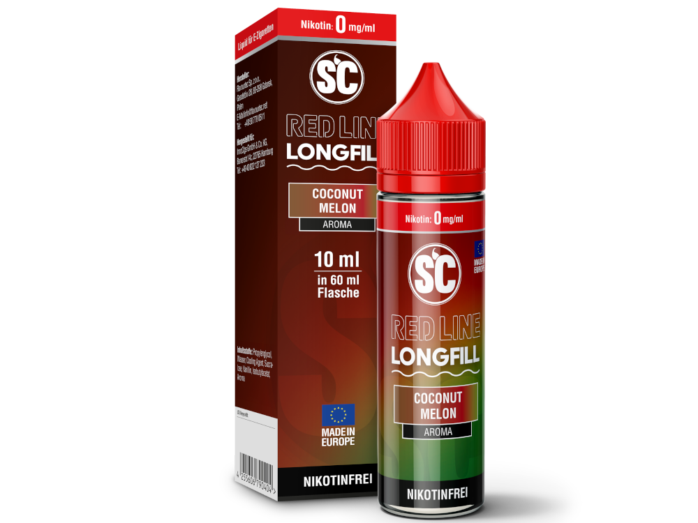 SC - Red Line - Aroma Coconut Melon 10 ml 10er Packung