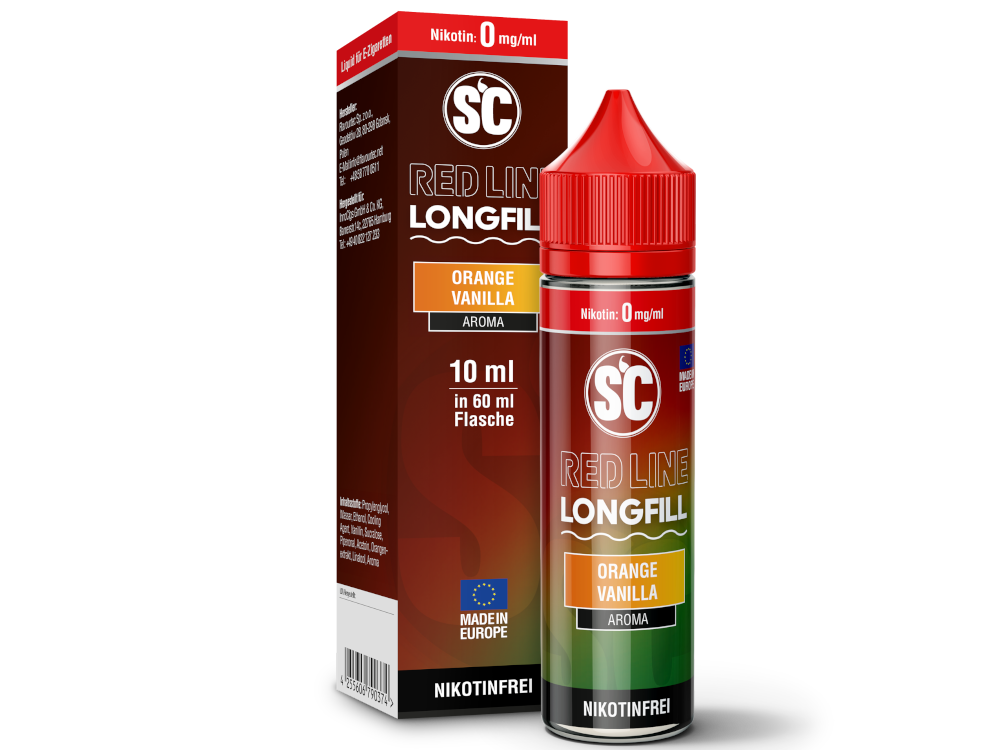 SC - Red Line - Aroma Orange Vanilla 10 ml 10er Packung