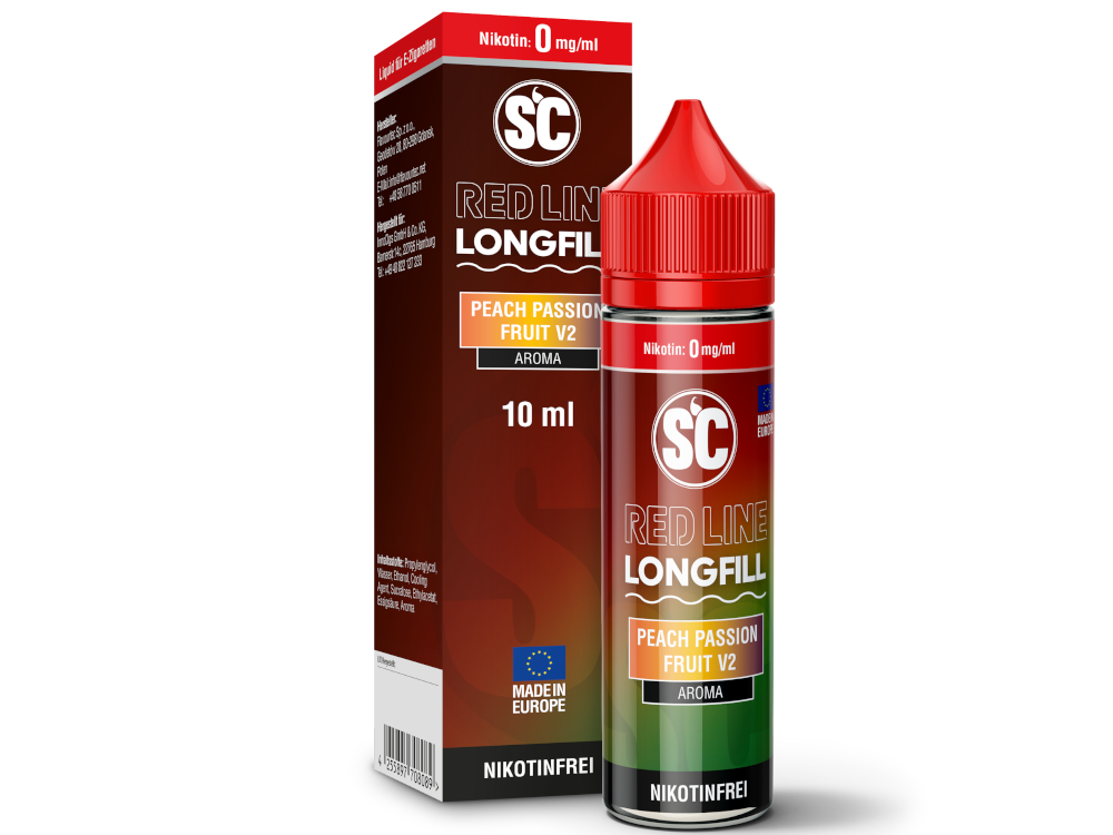 SC - Red Line - Aroma Peach Passion Fruit V2 10 ml 160er Packung