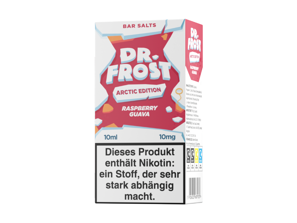 Dr. Frost - Arctic Edition - Raspberry Guava - Nikotinsalz Liquid 10 mg/ml