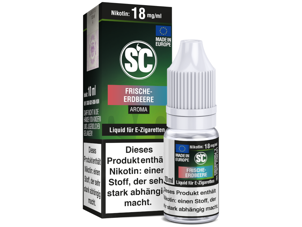 SC Liquid - Frische Erdbeere 12 mg/ml 500er Packung