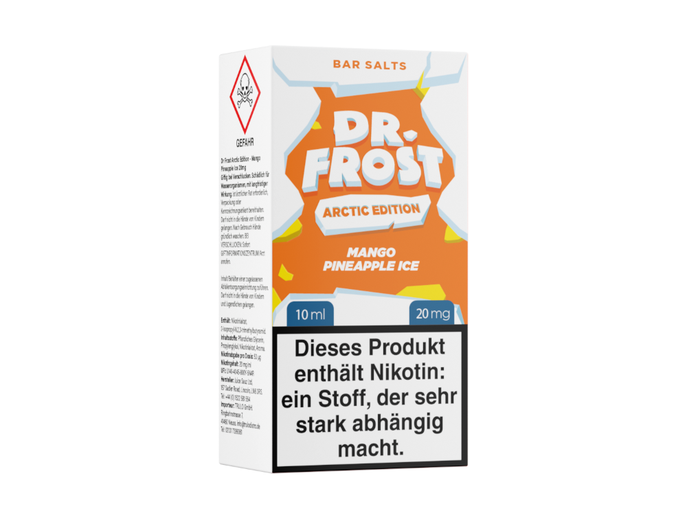 Dr. Frost - Arctic Edition - Mango Pineapple Ice - Nikotinsalz Liquid 20 mg/ml