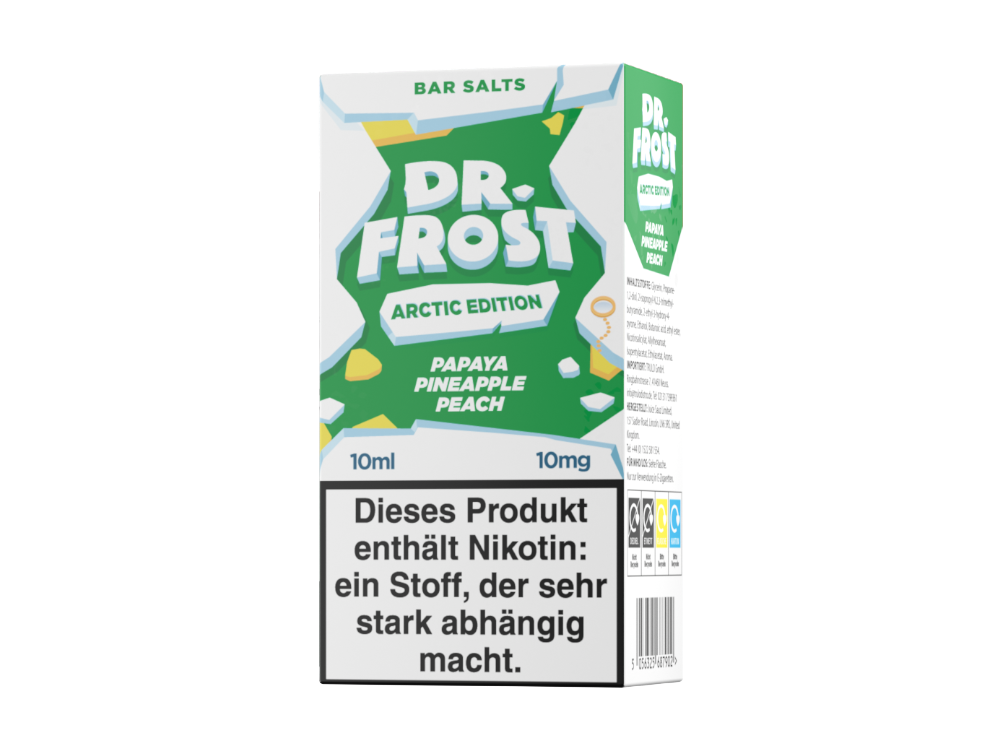 Dr. Frost - Arctic Edition - Papaya Pineapple Peach - Nikotinsalz Liquid 10 mg/ml