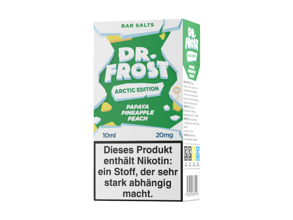 Dr. Frost - Arctic Edition - Papaya Pineapple Peach - Nikotinsalz Liquid 20 mg/ml