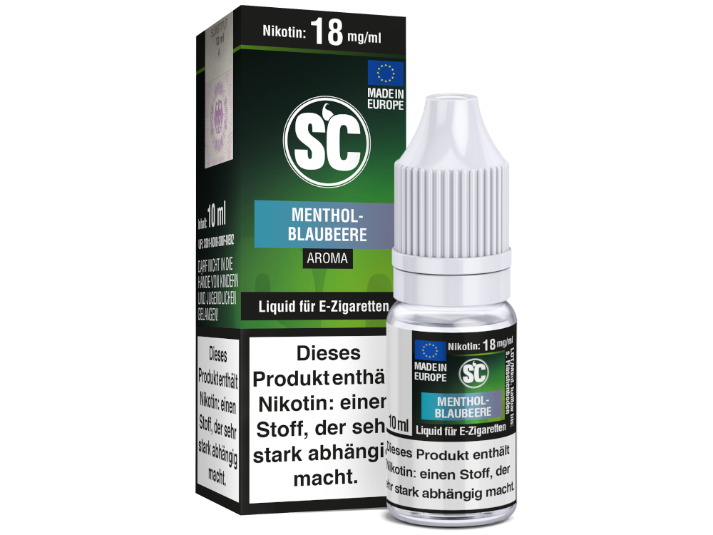 SC Liquid - Menthol-Blaubeere 3 mg/ml
