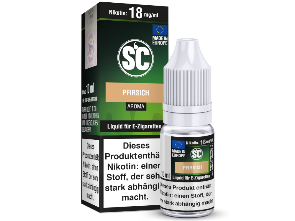SC Liquid - Pfirsich 6 mg/ml 500er Packung