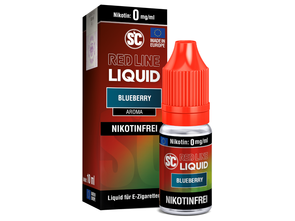 SC - Red Line Nikotin - Blueberry 0 mg/ml 10er Packung