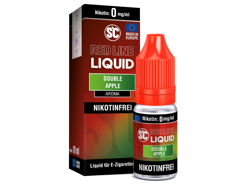SC - Red Line Nikotin - Double Apple 0 mg/ml 500er Packung
