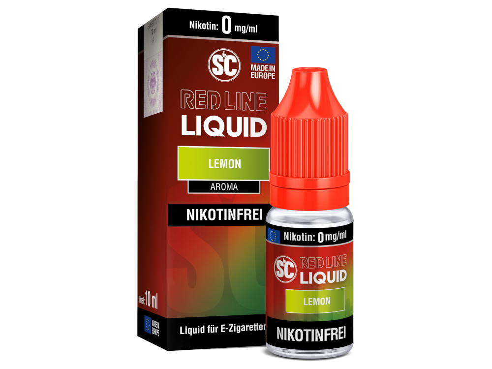 SC - Red Line Nikotin - Lemon 0 mg/ml 10er Packung