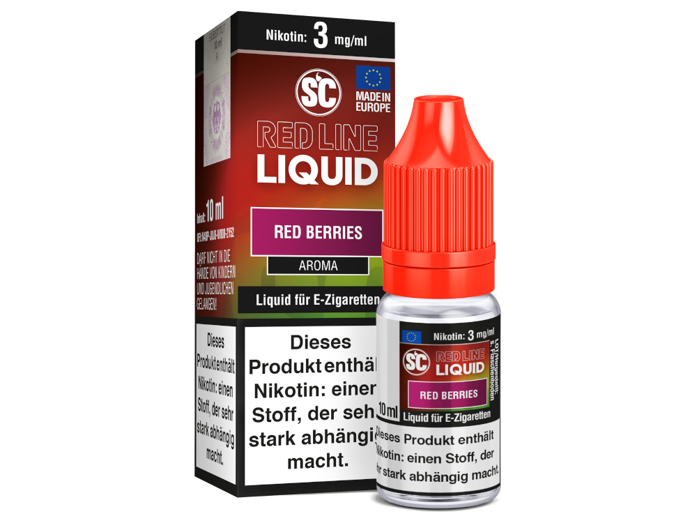 SC - Red Line Nikotin - Red Berries 3 mg/ml 500er Packung
