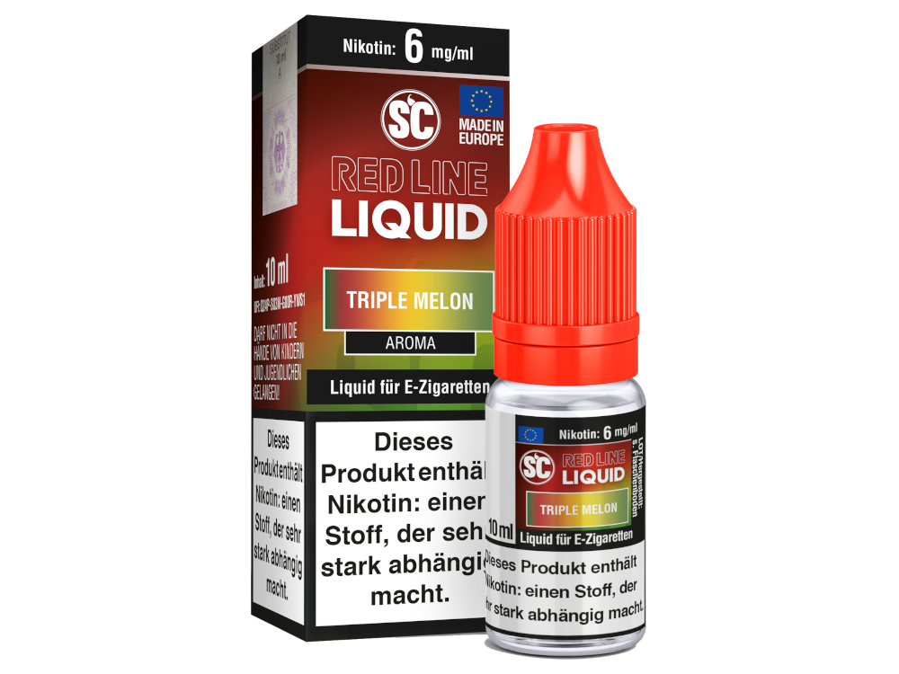 SC - Red Line Nikotin - Triple Melon 6 mg/ml 500er Packung