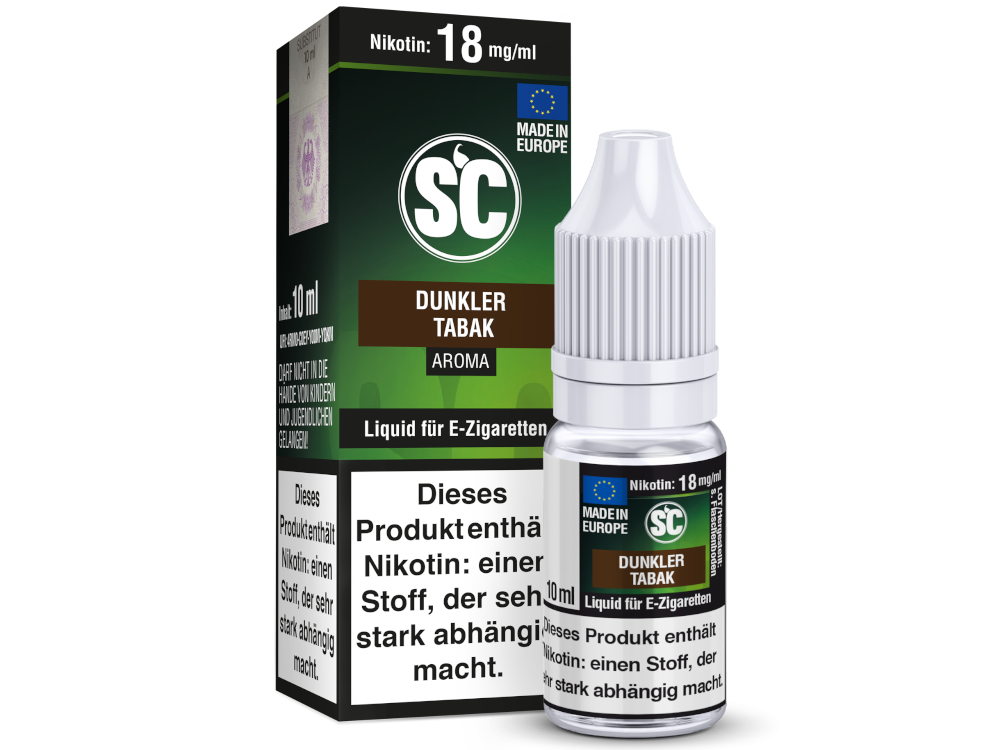 SC Liquid - Dunkler Tabak 0 mg/ml 500er Packung