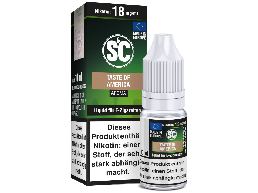 SC Liquid - Taste of America Tabak 6 mg/ml