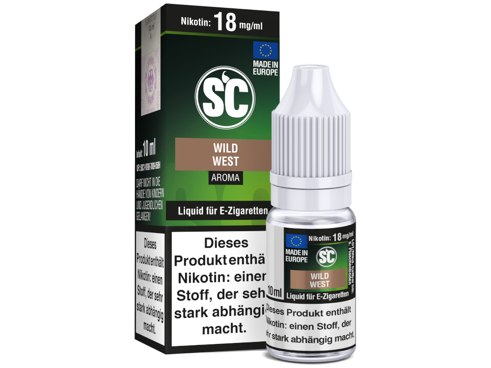 SC Liquid - Wild West Tabak 18 mg/ml 500er Packung