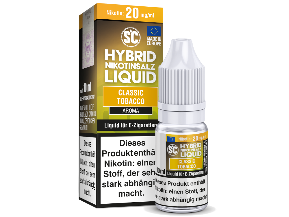 SC - Classic Tobacco - Hybrid Nikotinsalz Liquid 5 mg/ml 10er Packung