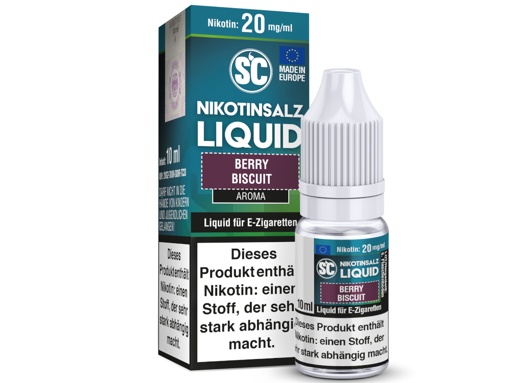 SC - Berry Biscuit - Nikotinsalz Liquid 20 mg/ml 500er Packung