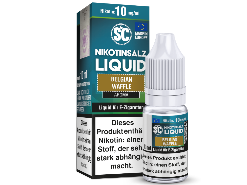 SC - Belgian Waffle - Nikotinsalz Liquid 10 mg/ml 10er Packung