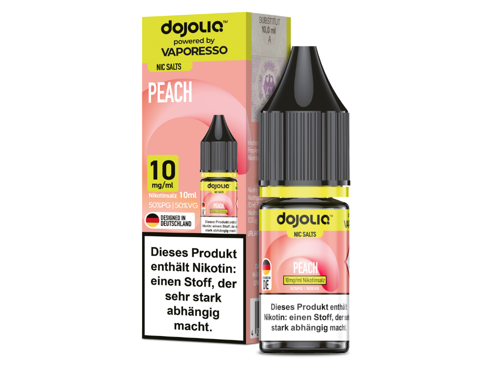 Vaporesso - Dojoliq - Peach - Nikotinsalz Liquid 10 mg/ml
