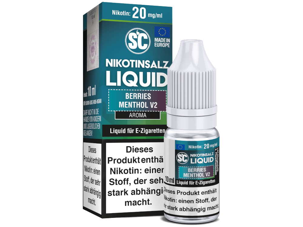 SC - Berries Menthol V2 - Nikotinsalz Liquid 20 mg/ml 500er Packung