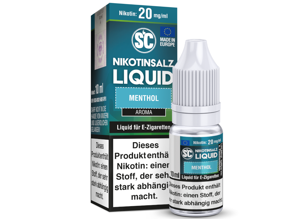 SC - Menthol - Nikotinsalz Liquid 20 mg/ml 500er Packung