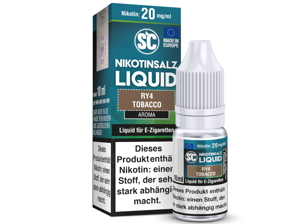 SC - RY4 Tobacco - Nikotinsalz Liquid 20 mg/ml 500er Packung