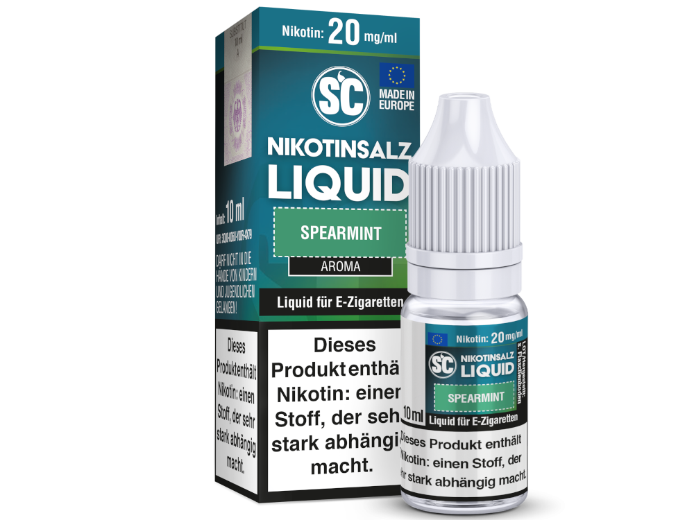 SC - Spearmint - Nikotinsalz Liquid 20 mg/ml 500er Packung