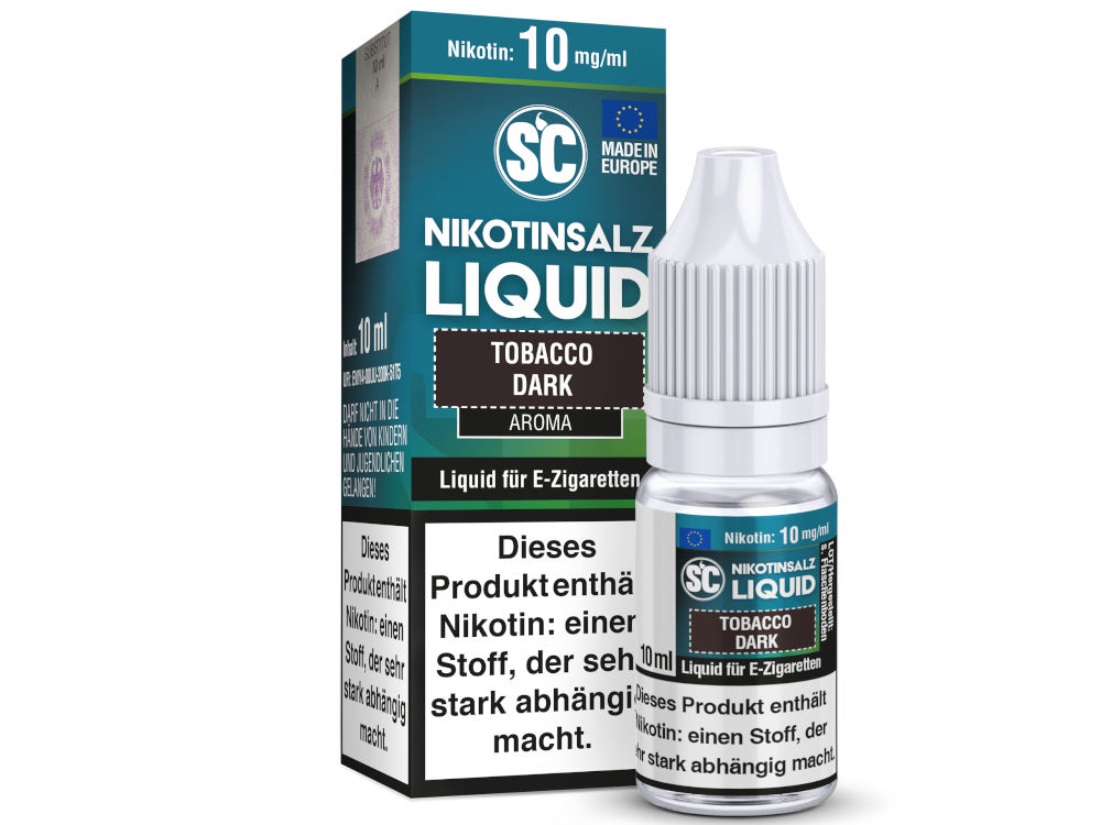 SC - Tobacco Dark - Nikotinsalz Liquid 10 mg/ml 500er Packung