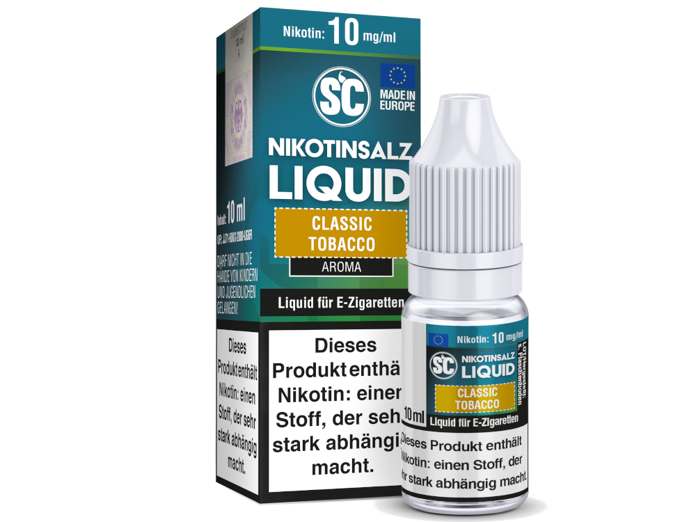 SC - Classic Tobacco - Nikotinsalz Liquid 10 mg/ml