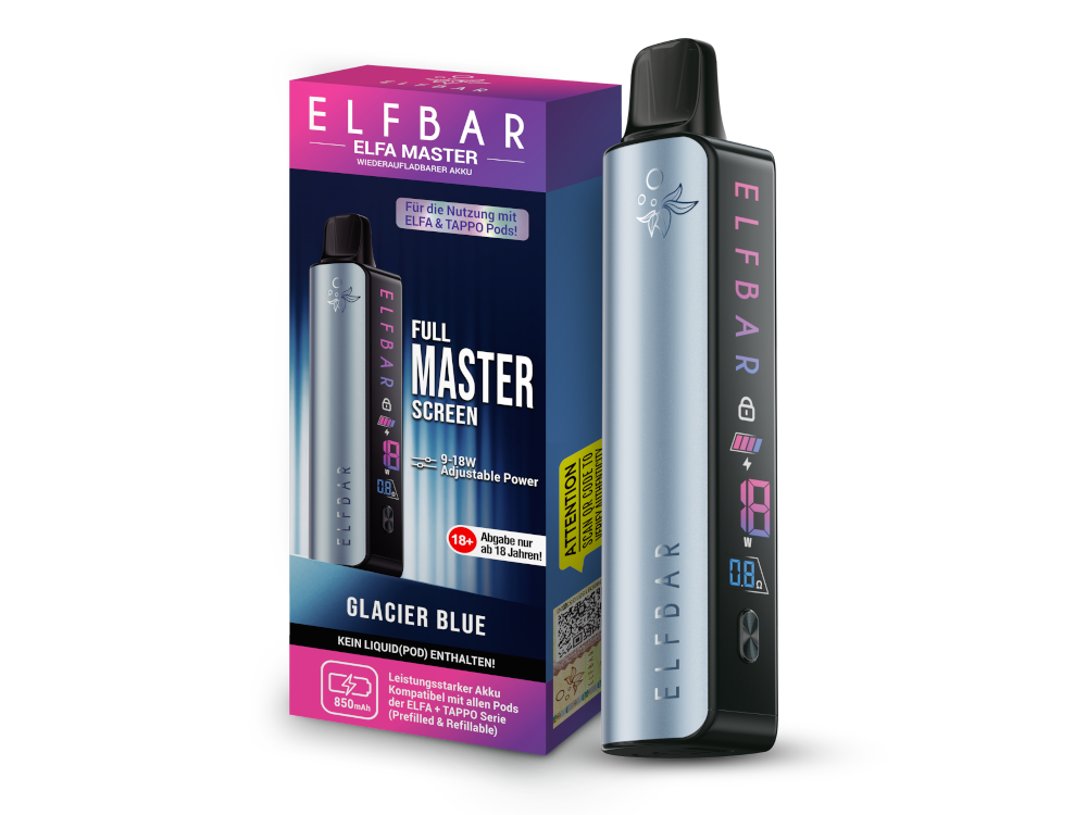 Elfbar - Elfa Master Akku 850 mAh Glacier Blue 200er Packung