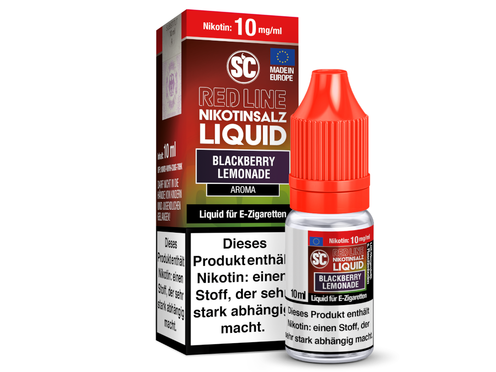 SC - Red Line - Blackberry Lemonade - Nikotinsalz Liquid 10 mg/ml 500er Packung