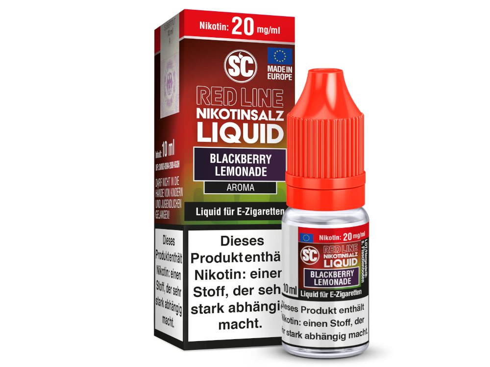 SC - Red Line - Blackberry Lemonade - Nikotinsalz Liquid 20 mg/ml 500er Packung