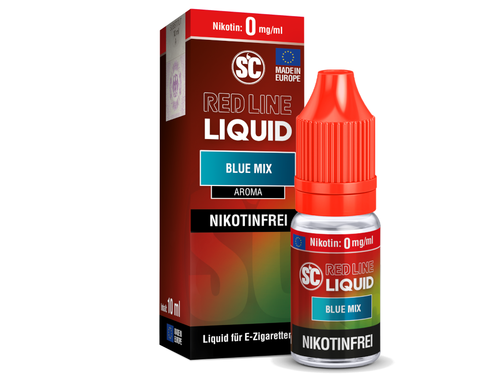 SC - Red Line - Blue Mix - Nikotinsalz Liquid 0 mg/ml
