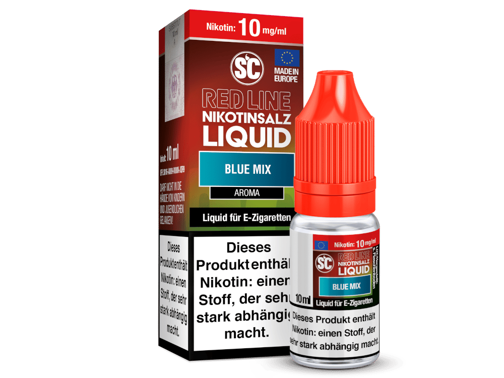 SC - Red Line - Blue Mix - Nikotinsalz Liquid 10 mg/ml 10er Packung