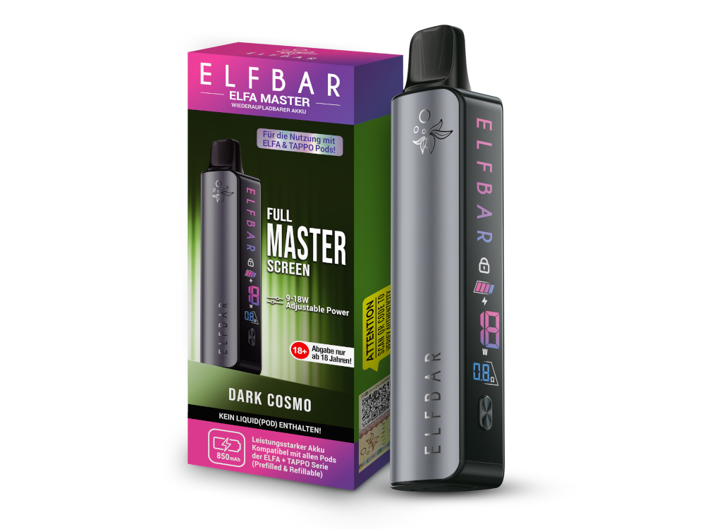 Elfbar - Elfa Master Akku 850 mAh Dark Cosmo 10er Packung